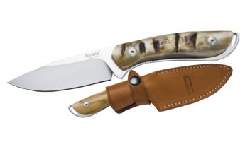 Нож LionSteel серии Hunting лезвие 90 мм фиксированное, рукоять - дерево кокоболо (Италия)