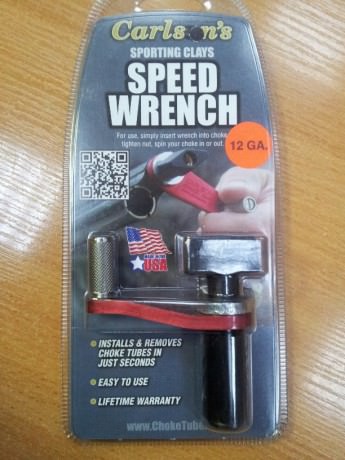 Ключ Speed Wrench для снятия и установки дульных насадок 12 калибра, производства фирма Carlson's