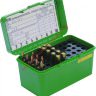 Ящик для хранения и ношения нарезных патронов 243WIN, 308WIN, 7,62x39 калибров, цвет зеленый (MTM)