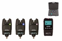 Набор электронных сигнализаторов поклевки с пейджером Hoxwell HL71 (3+1)